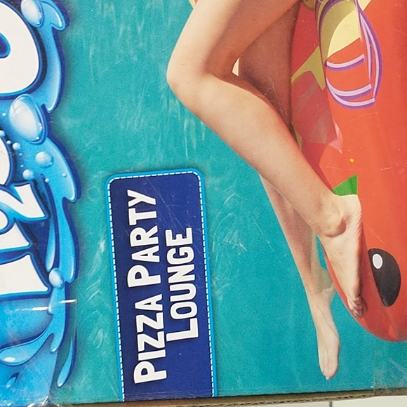Pizza Shaped Pool Float Lounger 70.9" Long x 48" Wide - Picture 9 of 11